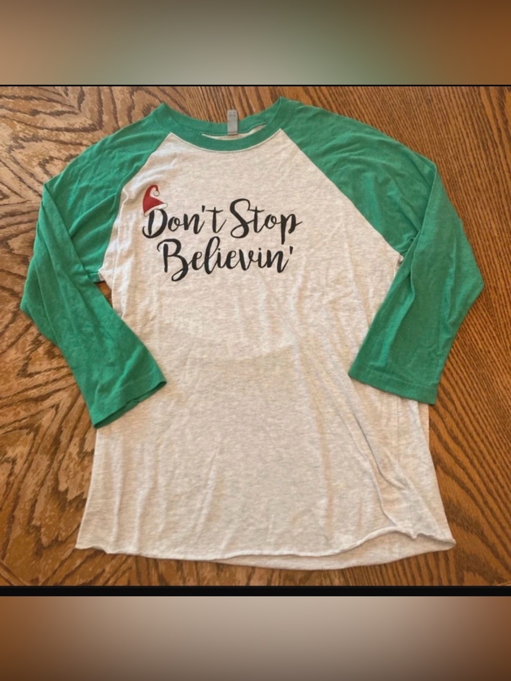 Next Level Apparel Christmas Long Sleeve Women’s Size M